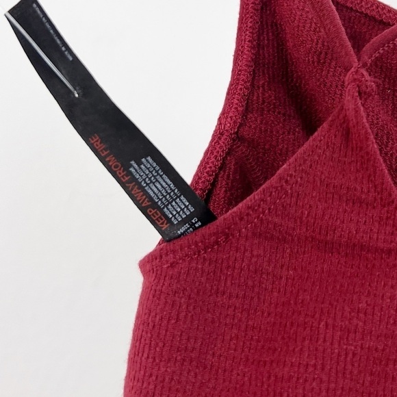 NWT Urban Outfitters Out From Under Lucky Asymmetrical Bra Top Red - Picture 6 of 7